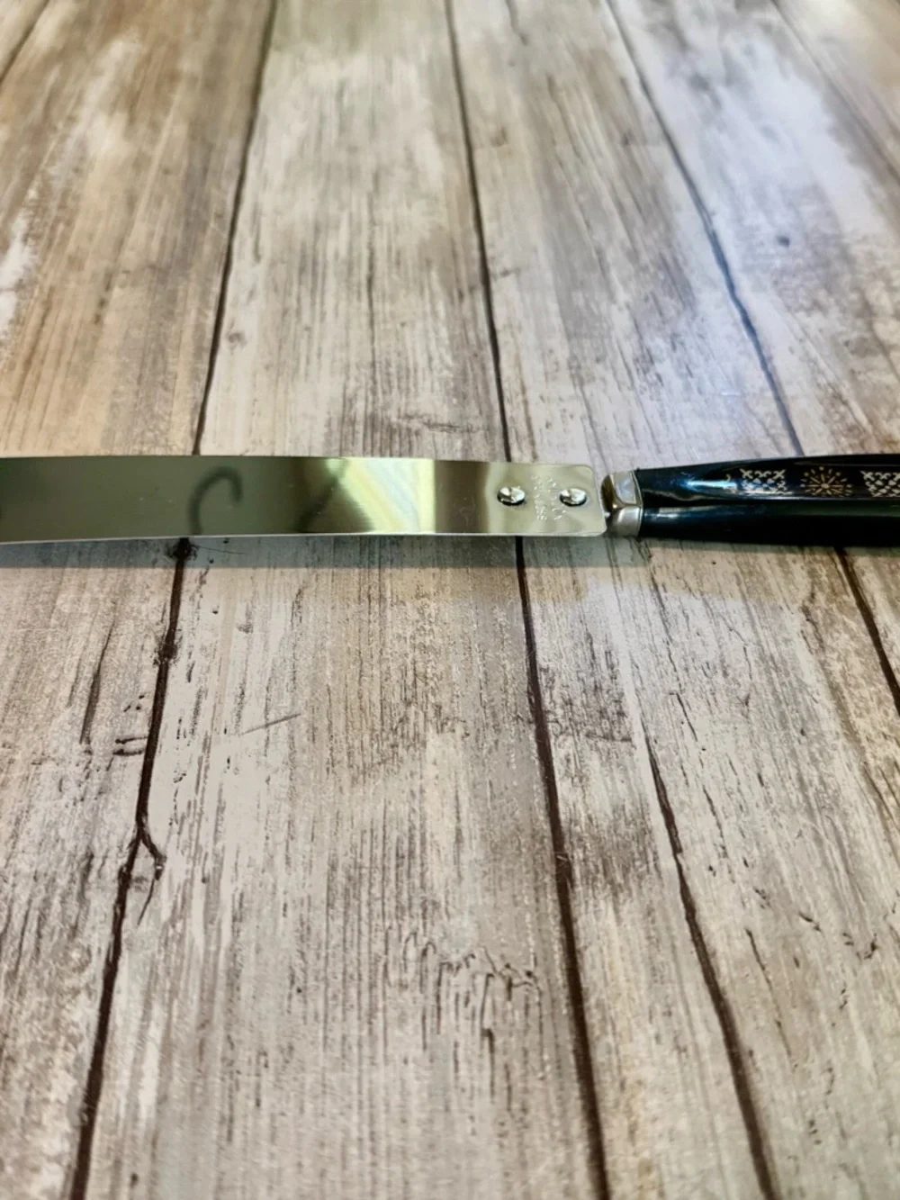 Vintage Androck Stainless Steel Spatula Mid Century Modern Handle